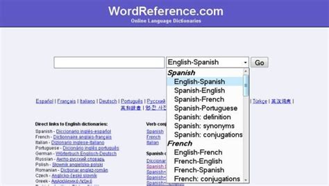 spanih dict|www.wordreference.com spanish.